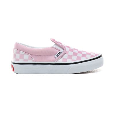 Vans Checkerboard Classic Slip-On - Çocuk Slip-On Ayakkabı (Beyaz)